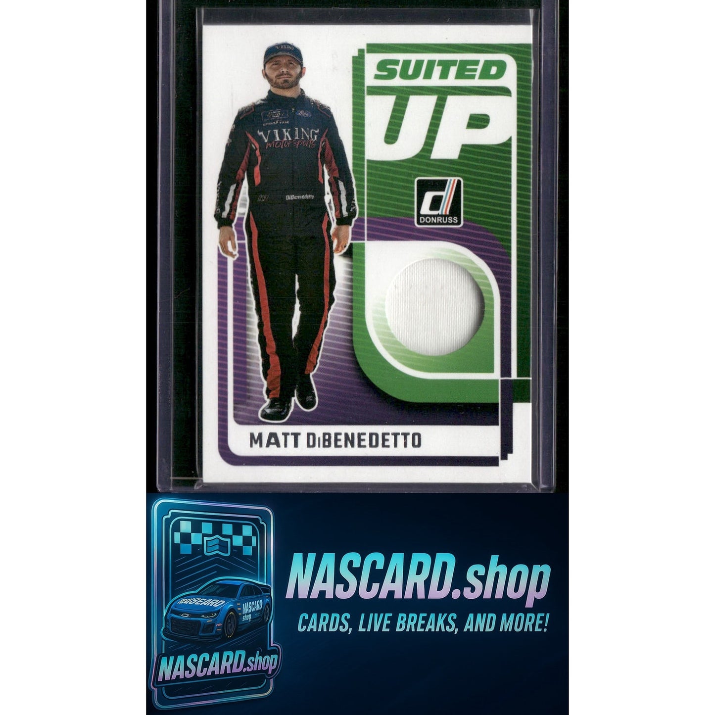 2025 Donruss #SU-MDT Matt DiBenedetto Suited Up Swatches
