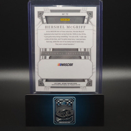 2023 National Treasures NASCAR Diamond Anniversary SIlver Hershel McGriff 15/15 - NASCARD.shop