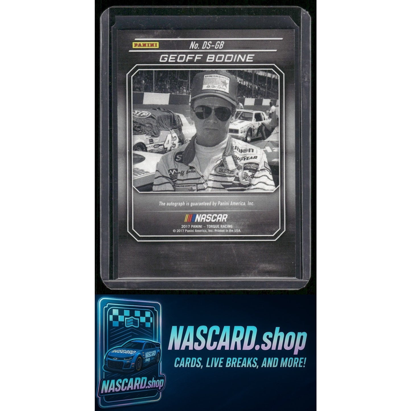 2017 Panini Torque #DS-GB Geoff Bodine Driver Scripts