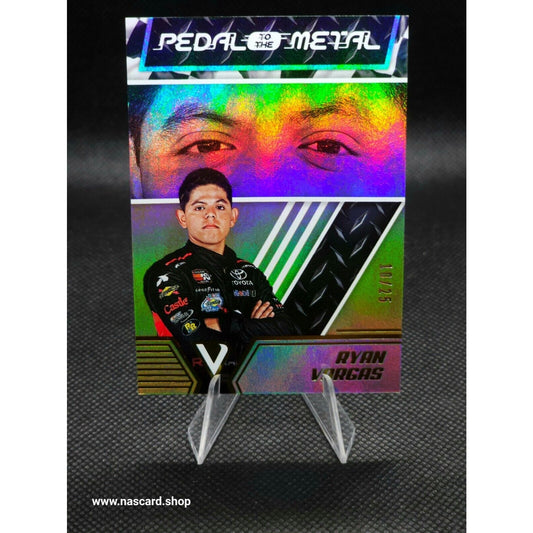 2019 Panini Victory Lane Pedal to the Metal Gold #21 Ryan Vargas - 10/25