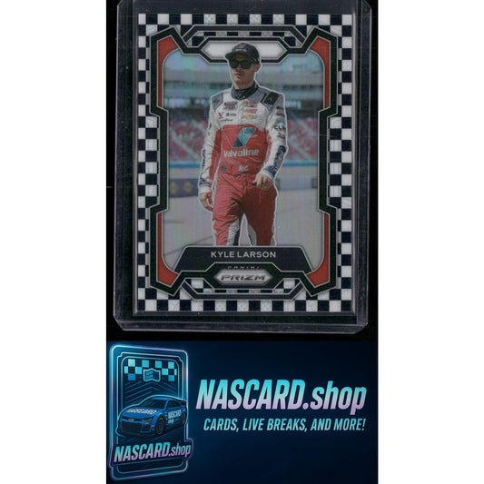 2024 Panini Prizm #73 Kyle Larson Checkered Flag #/75