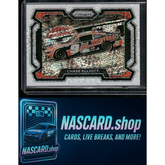 2024 Panini Prizm #68 Chase Elliott White Sparkle