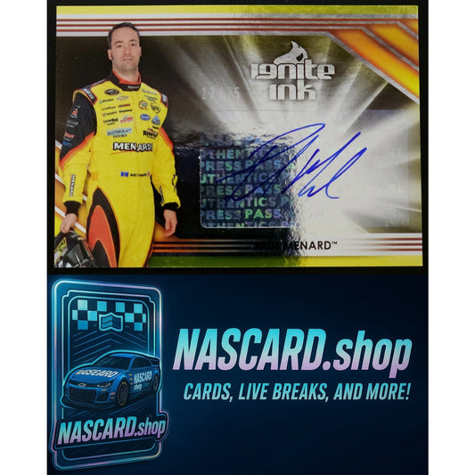 2013 Press Pass Ignite #II-PM Paul Menard Ignite Ink #/75
