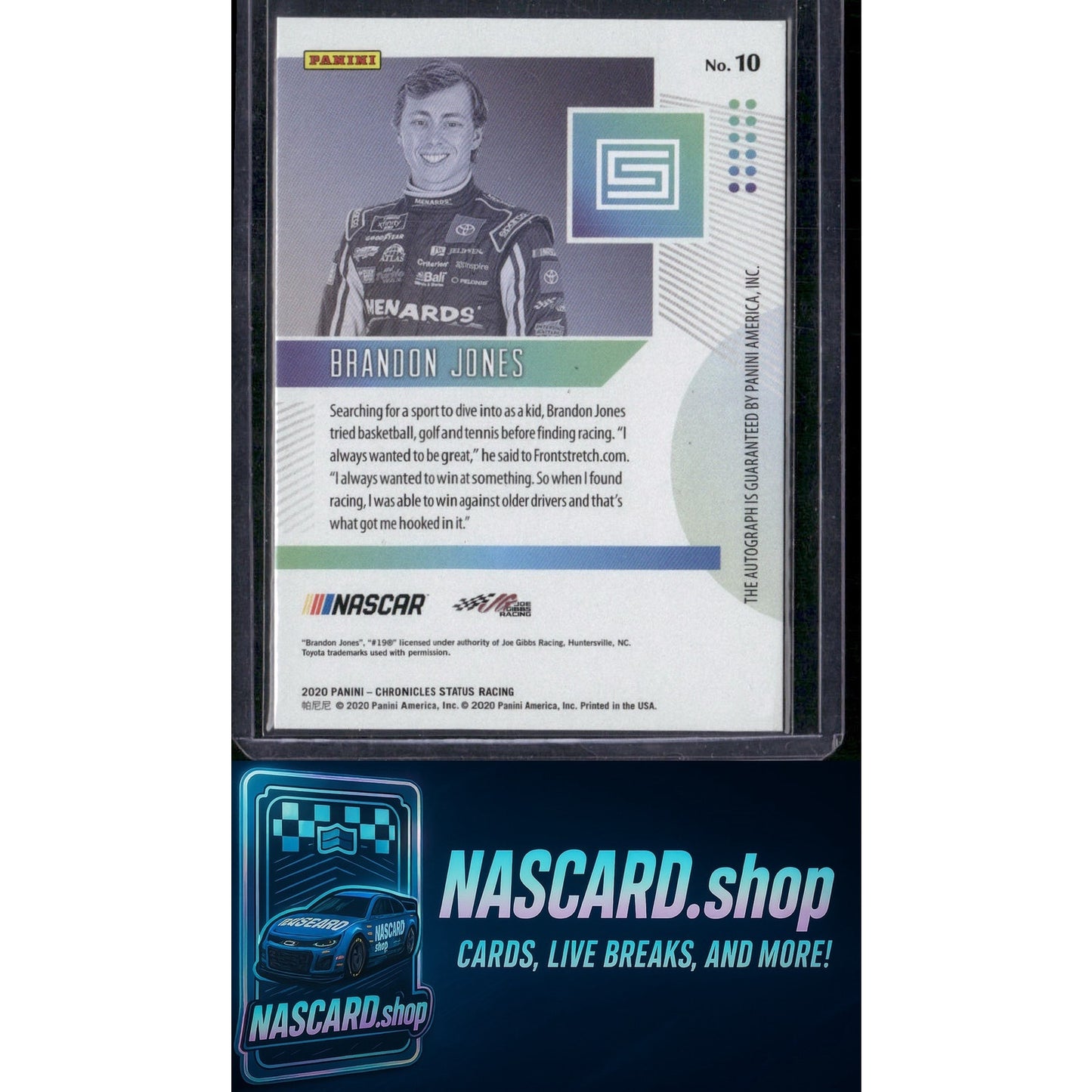 2020 Panini Chronicles #10 Brandon Jones Status Autographs #/300