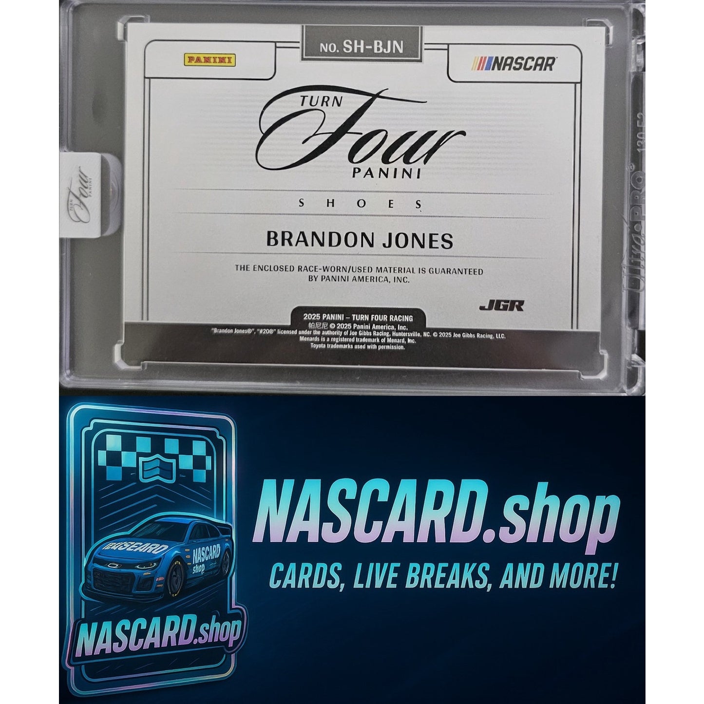 2025 Panini Turn Four #SH-BJN Brandon Jones Shoes #/99