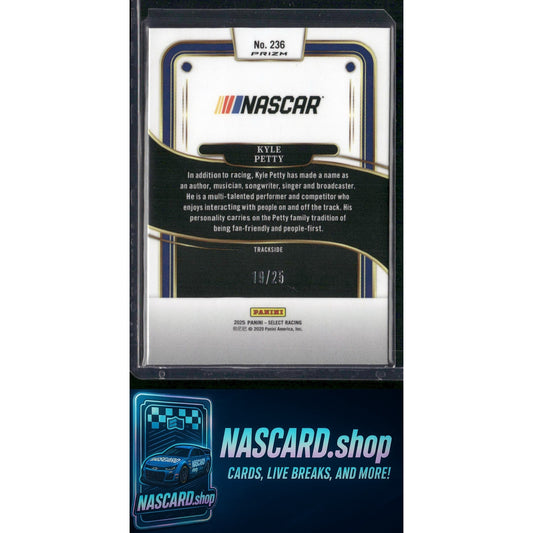 2025 Select Racing #236 Kyle Petty Trackside Tie-Dye Prizms #/13 - NASCARD.shop