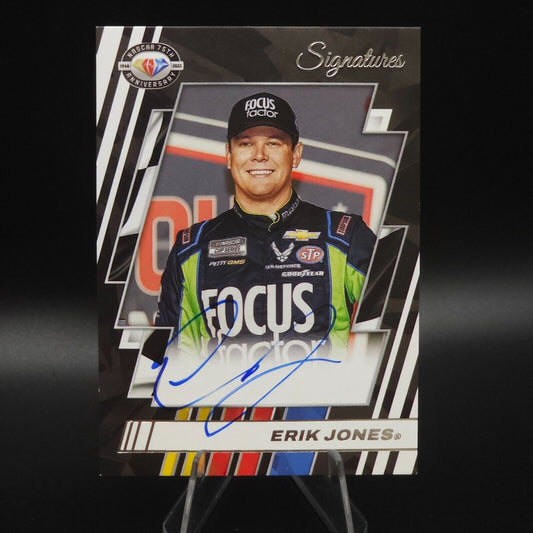 2023 National Treasures NASCAR 75th Anniversary Signatures #75-EJ Erik Jones