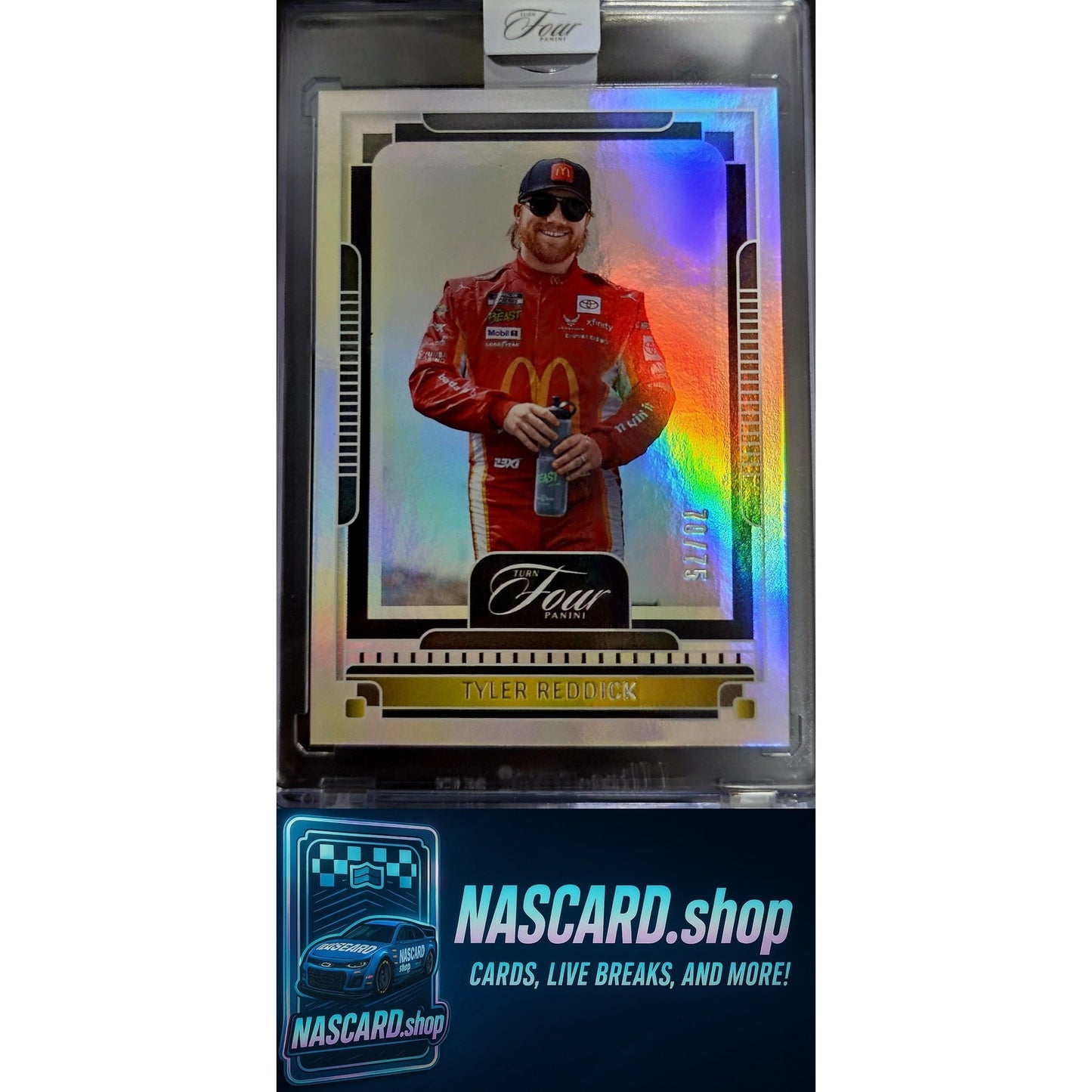 2025 Panini Turn Four #79 Tyler Reddick #/75