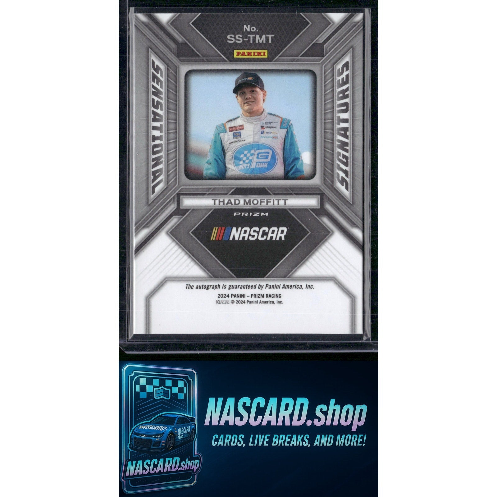 2024 Panini Prizm #SS-TMT Thad Moffitt Sensational Signatures - NASCARD.shop
