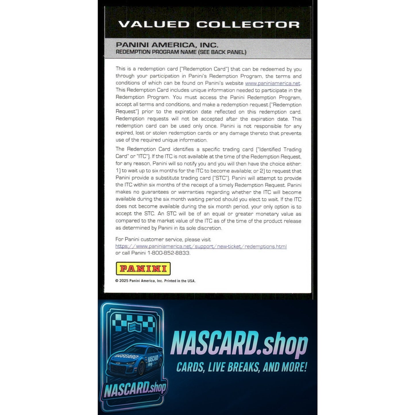 2025 Panini Select Harrison Burton Trackside Action Auto Purple /49 REDEPMTION