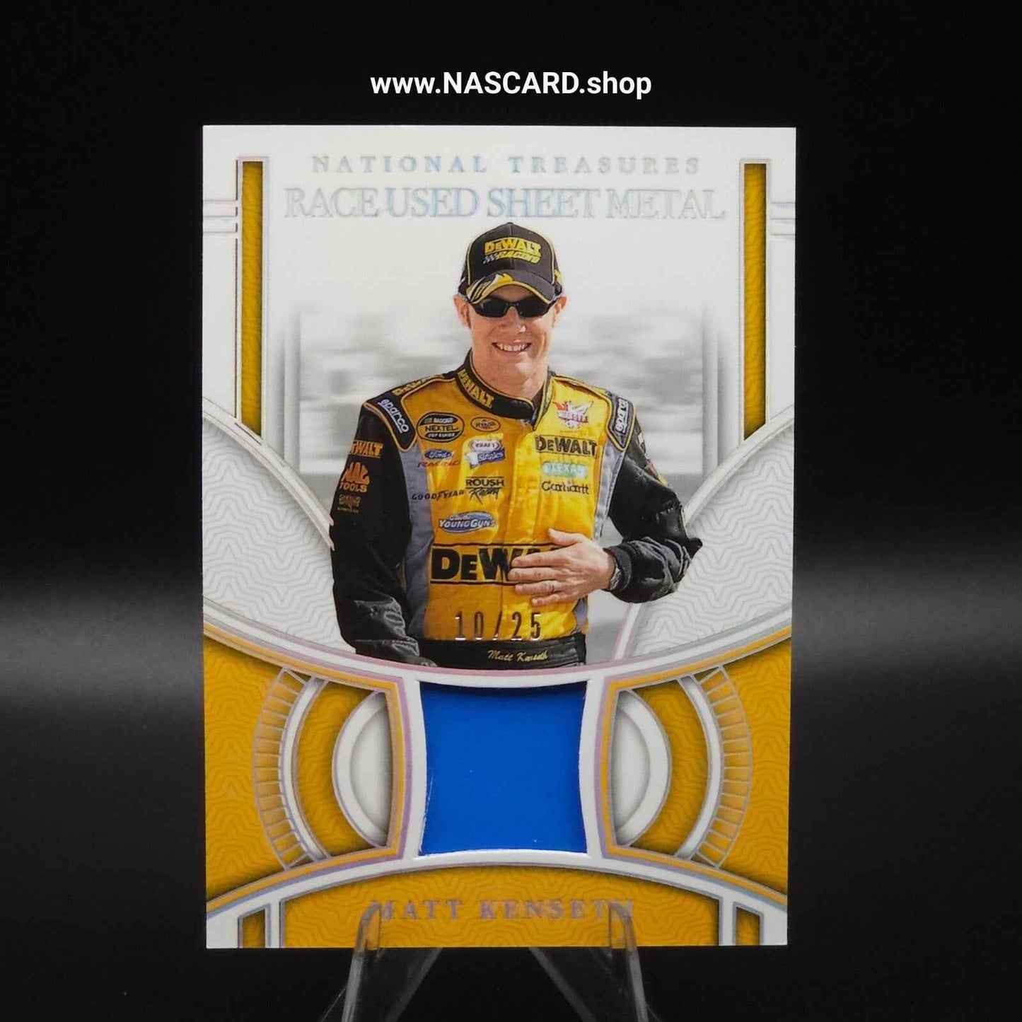 2024 National Treasures Race Used Sheet Metal Holo Silver Matt Kenseth /25