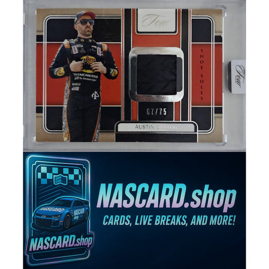 2025 Panini Turn Four #SS-AND Austin Dillon Shoe Soles #/75