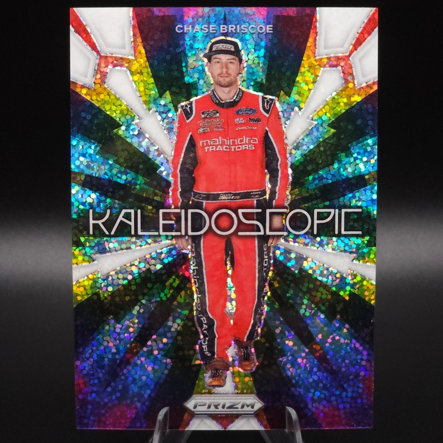 2023 Panini Prizm - Kaleidoscopic Chase Briscoe #K19 White Sparkle Prizm