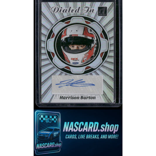 2024 Donruss #DIA-HB Harrison Burton Dialed In Autographs - NASCARD.shop