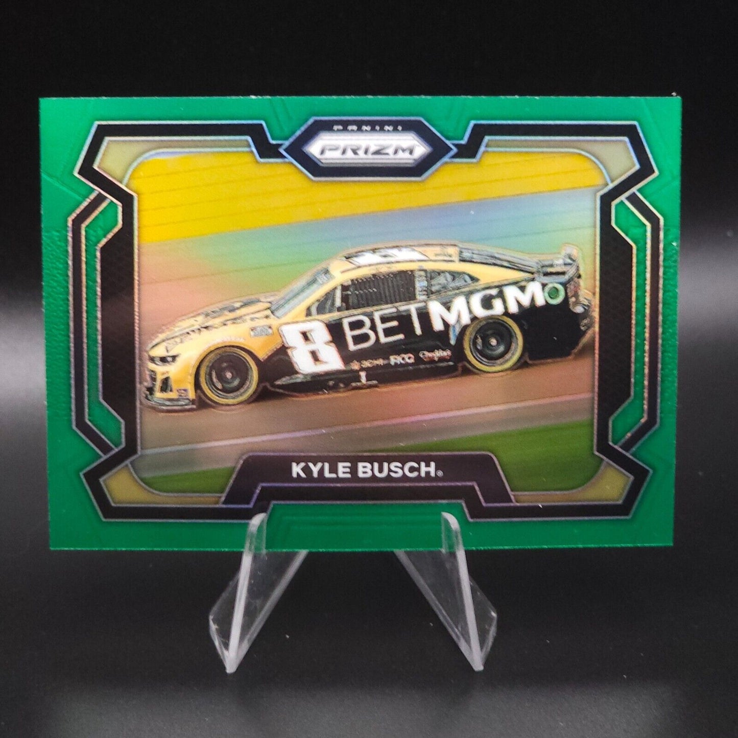 2024 Panini Prizm Racing Rides Green Prizm #57 Kyle Busch