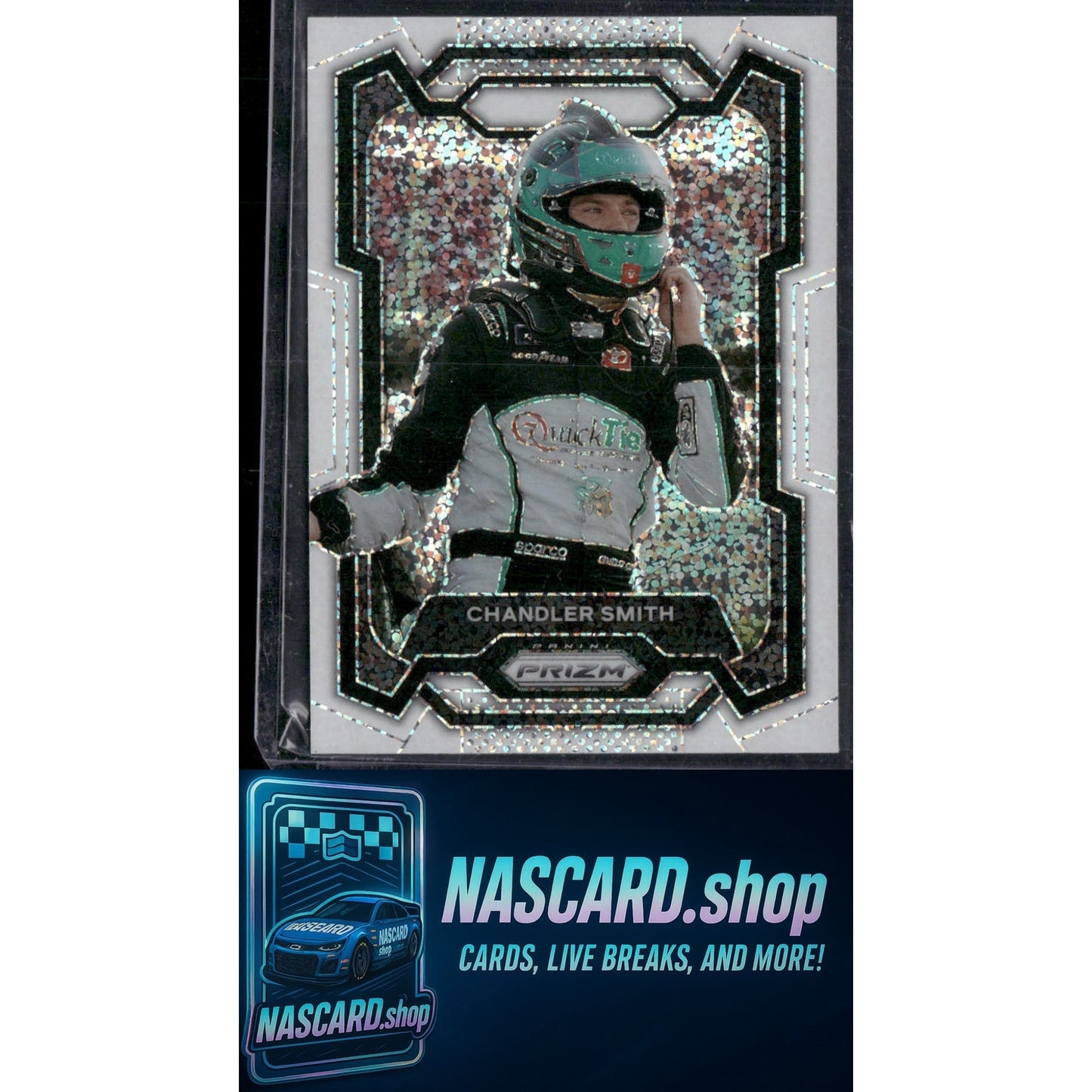 2024 Panini Prizm #78 Chandler Smith White Sparkle