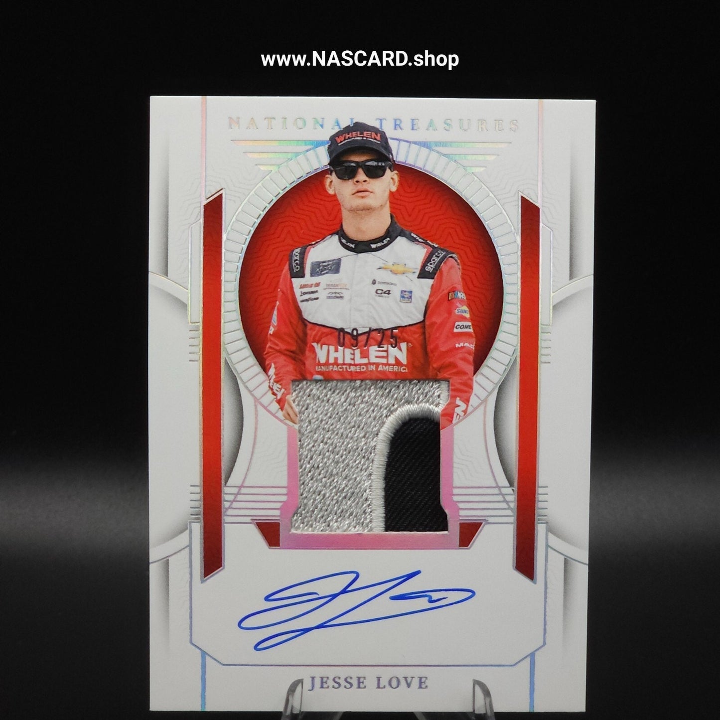 2024 National Treasures Premium Patches Holo Silver Jesse Love /25