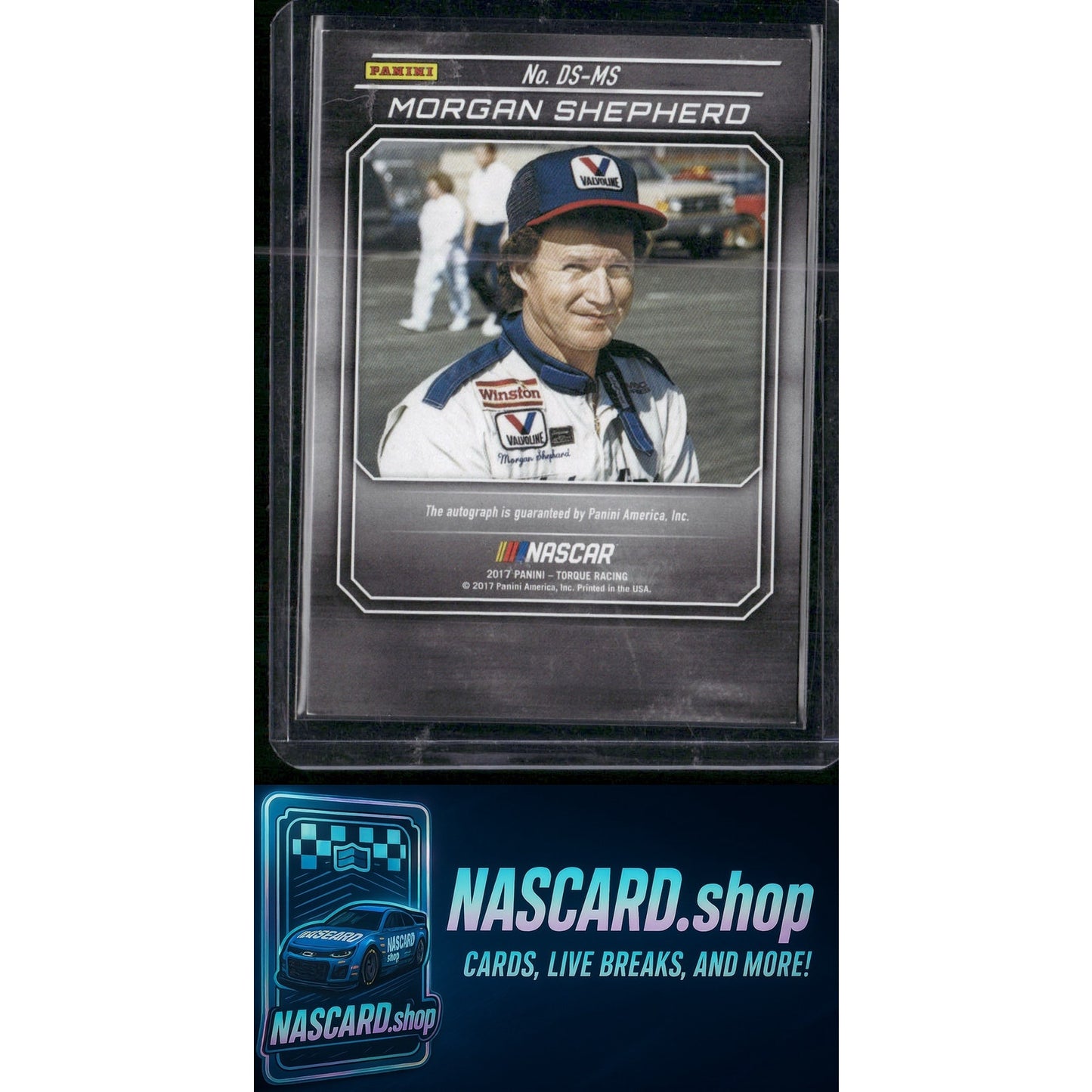 2017 Panini Torque #DS-MS Morgan Shepherd Driver Scripts