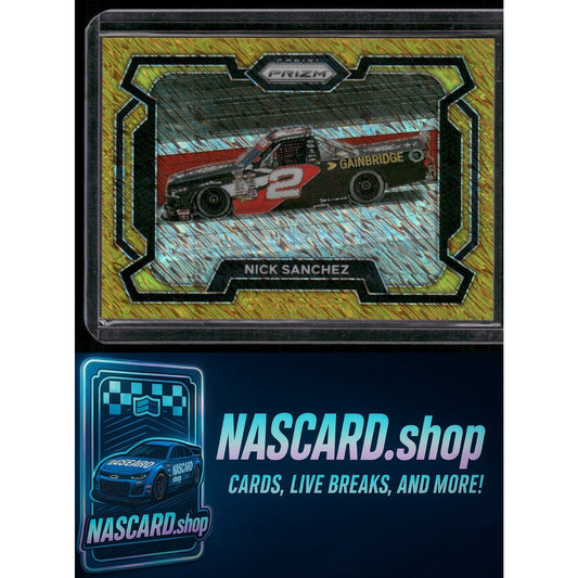 2024 Panini Prizm #28 Nick Sanchez Gold Shimmer #/3