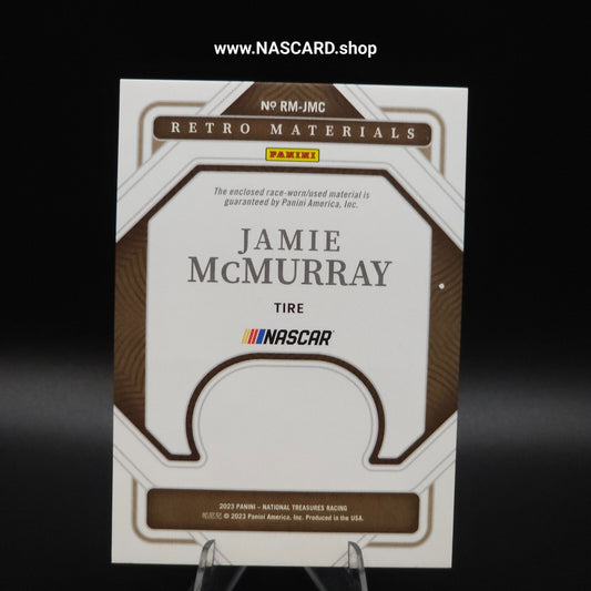 2023 National Treasures Retro Materials Jamie McMurray Tire /99 (MEM) - NASCARD.shop