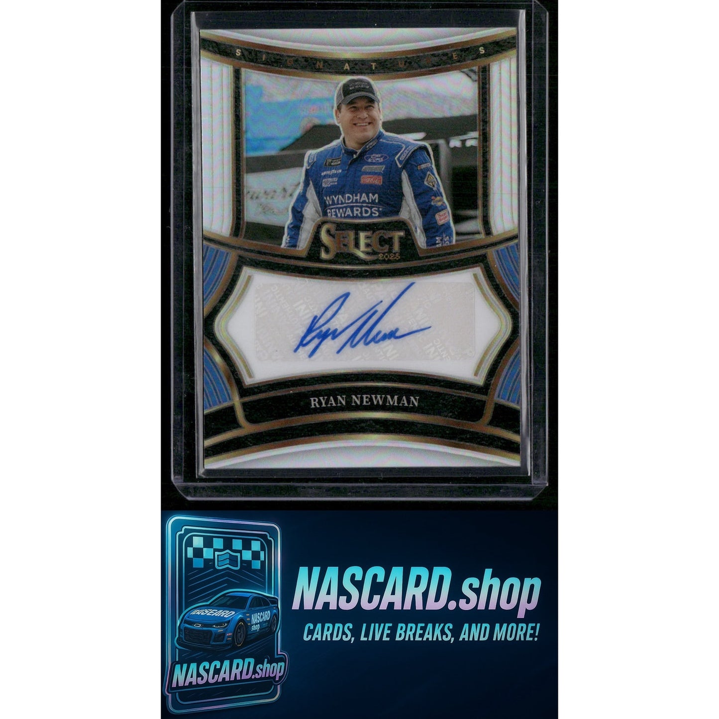 2025 Panini Select #S-RNM Ryan Newman Signatures