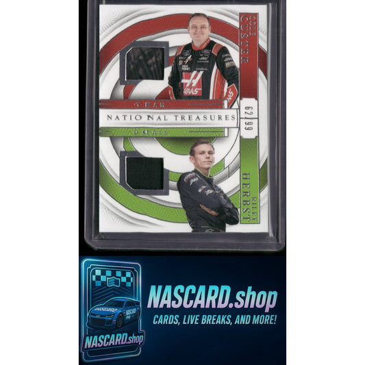 2024 National Treasures Riley Herbst Cole Custer Team Duals #/99
