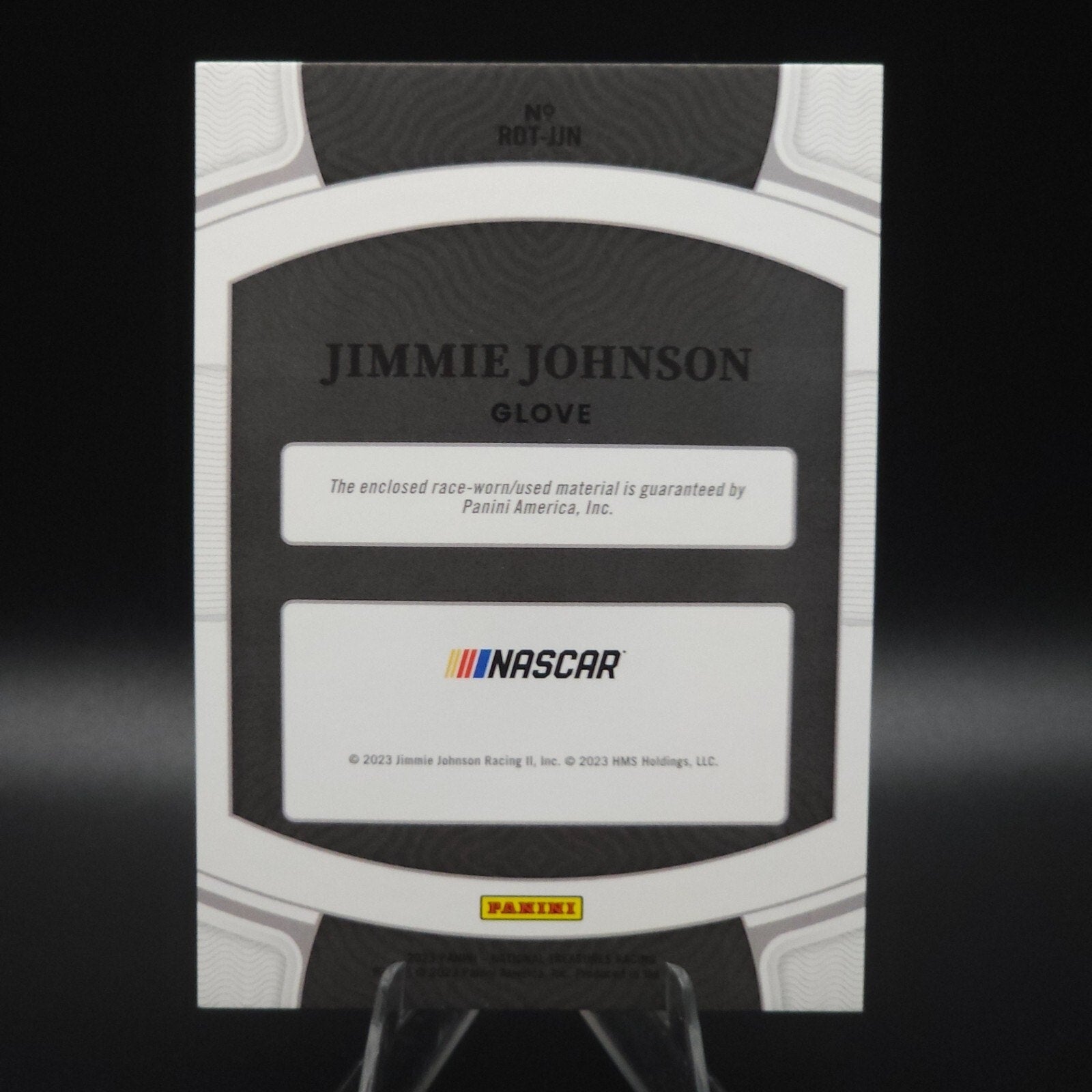 2023 Panini National Treasures Race Day Treasures Jimmie Johnson Glove /25 (MEM) - NASCARD.shop