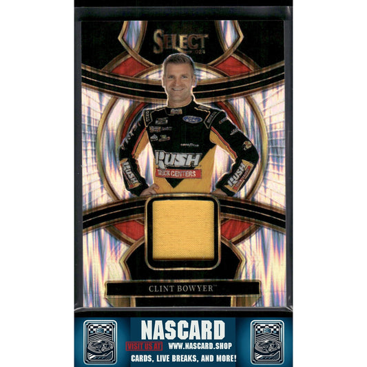 2024 Panini Select #SS-CBY Clint Bowyer Selective Swatches Flash Prizms - NASCARD.shop