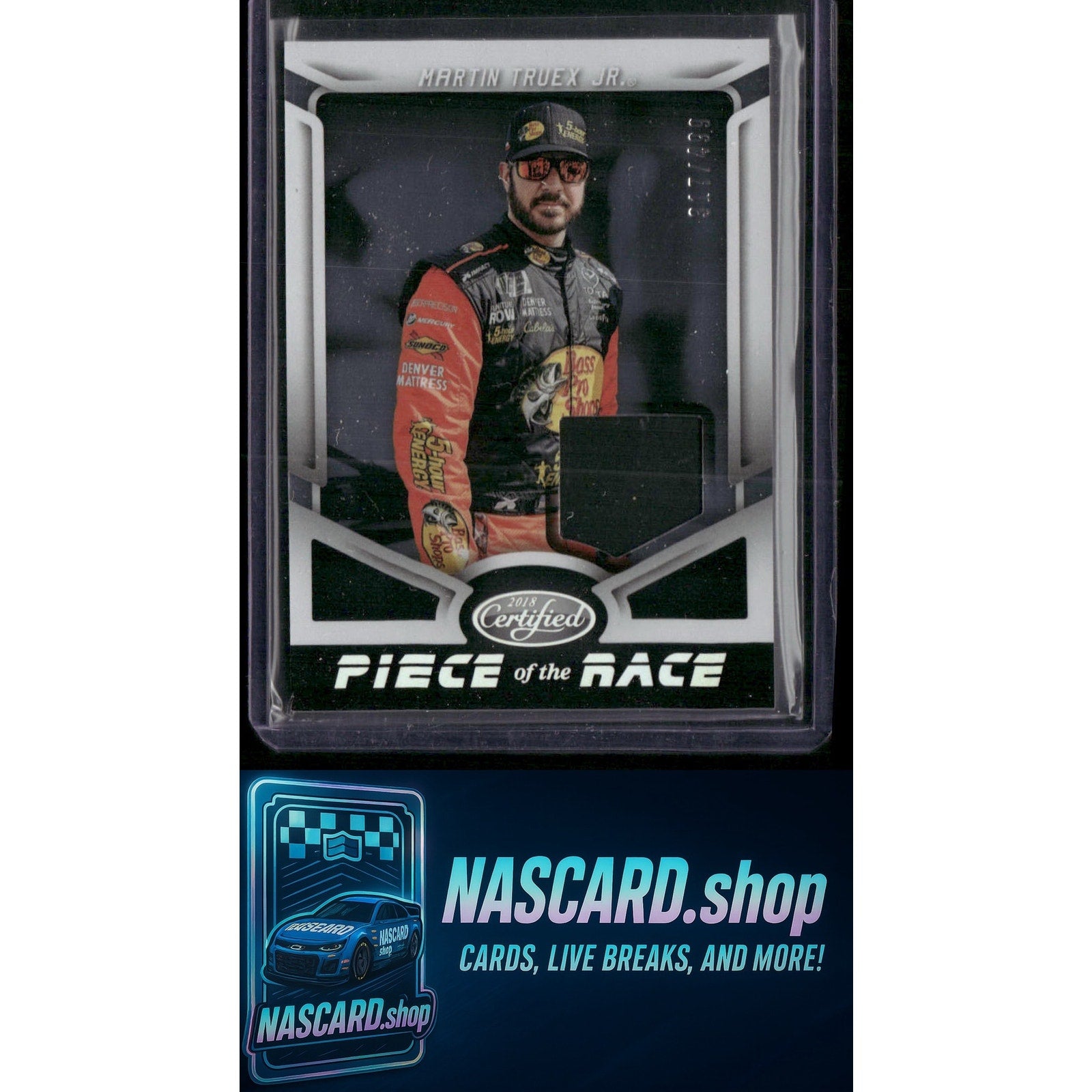 2018 Panini Certified #POTR-MT Martin Truex Jr. Piece of the Race Relics #/499 - NASCARD.shop