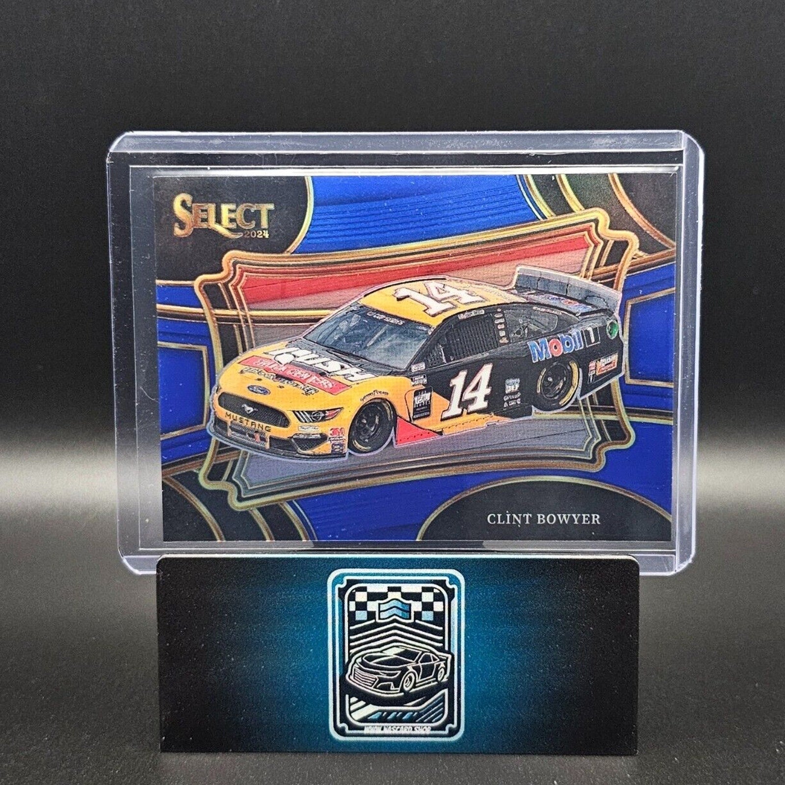 2024 Panini Select - Pit Road Blue Prizm #117 Clint Bowyer /175 - NASCARD.shop