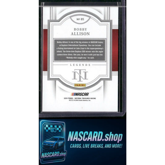 2024 Panini National Treasures #85 Bobby Allison #/49 - NASCARD.shop