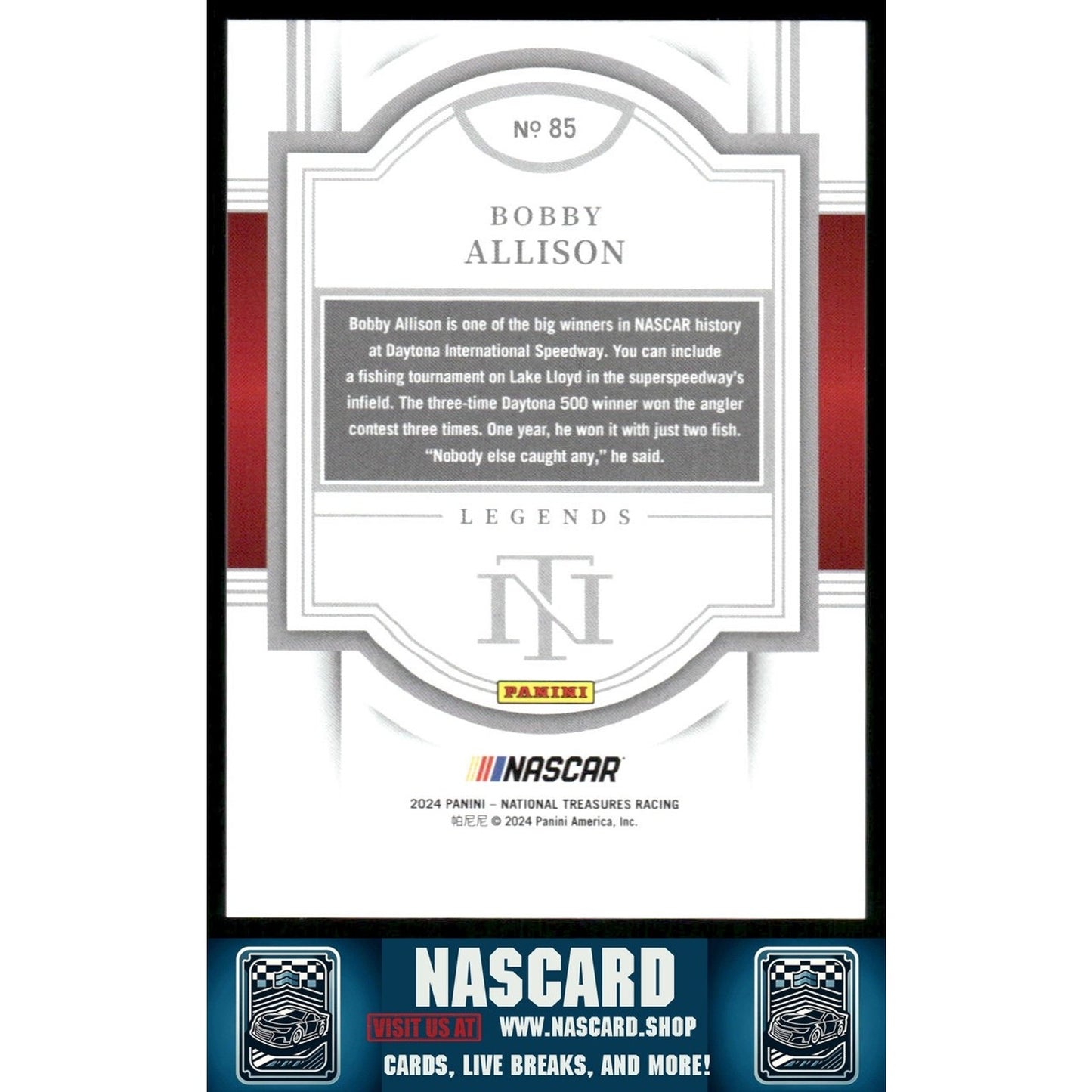 2024 Panini National Treasures #85 Bobby Allison - NASCARD.shop