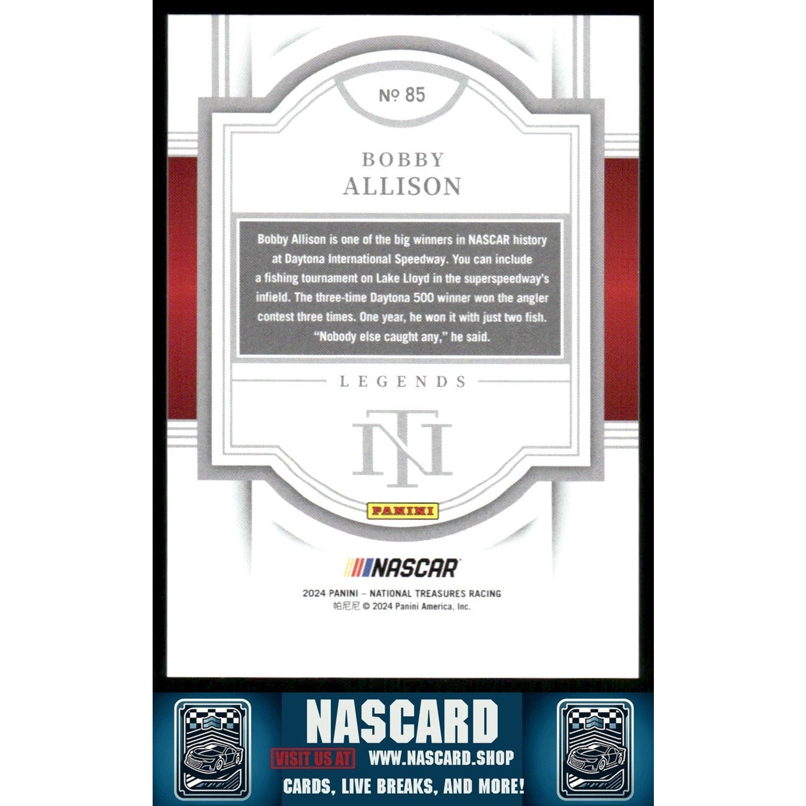 2024 Panini National Treasures #85 Bobby Allison - NASCARD.shop