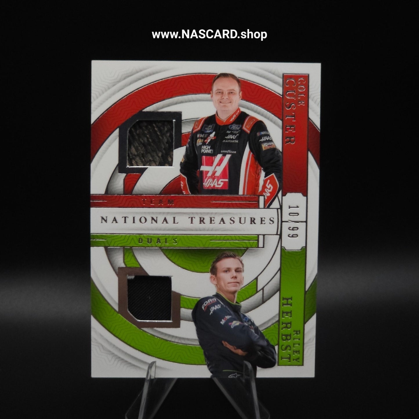 2024 National Treasures Team Duals Cole Custer Riley Herbst /99