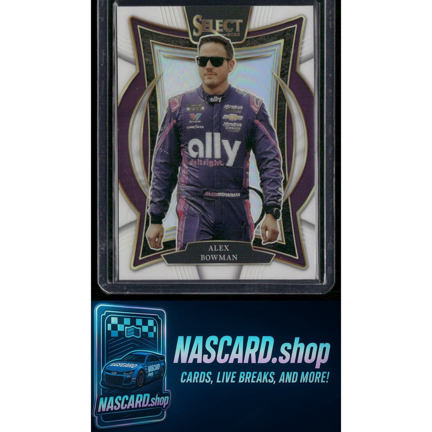 2025 Panini Select #73 Alex Bowman White Prizms #/99