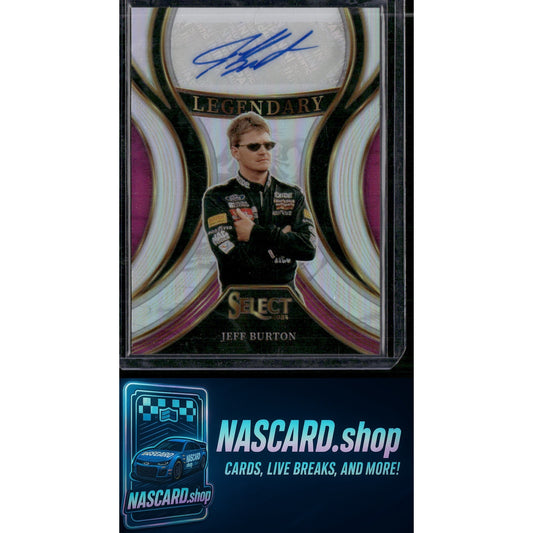 2024 Panini Select #LS-JBT Jeff Burton Legendary Signatures - NASCARD.shop