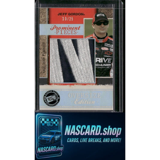 2011 Press Pass Legends #PP-JG Jeff Gordon Prominent Pieces Holofoil #/25