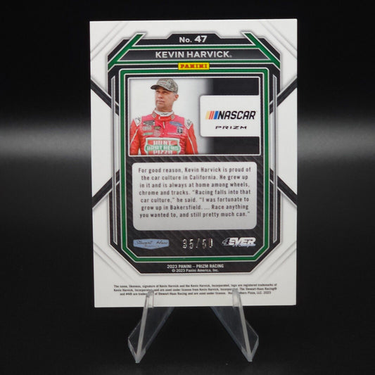 2023 Panini Prizm - Checkered Flag Prizm #47 Kevin Harvick /50 - NASCARD.shop