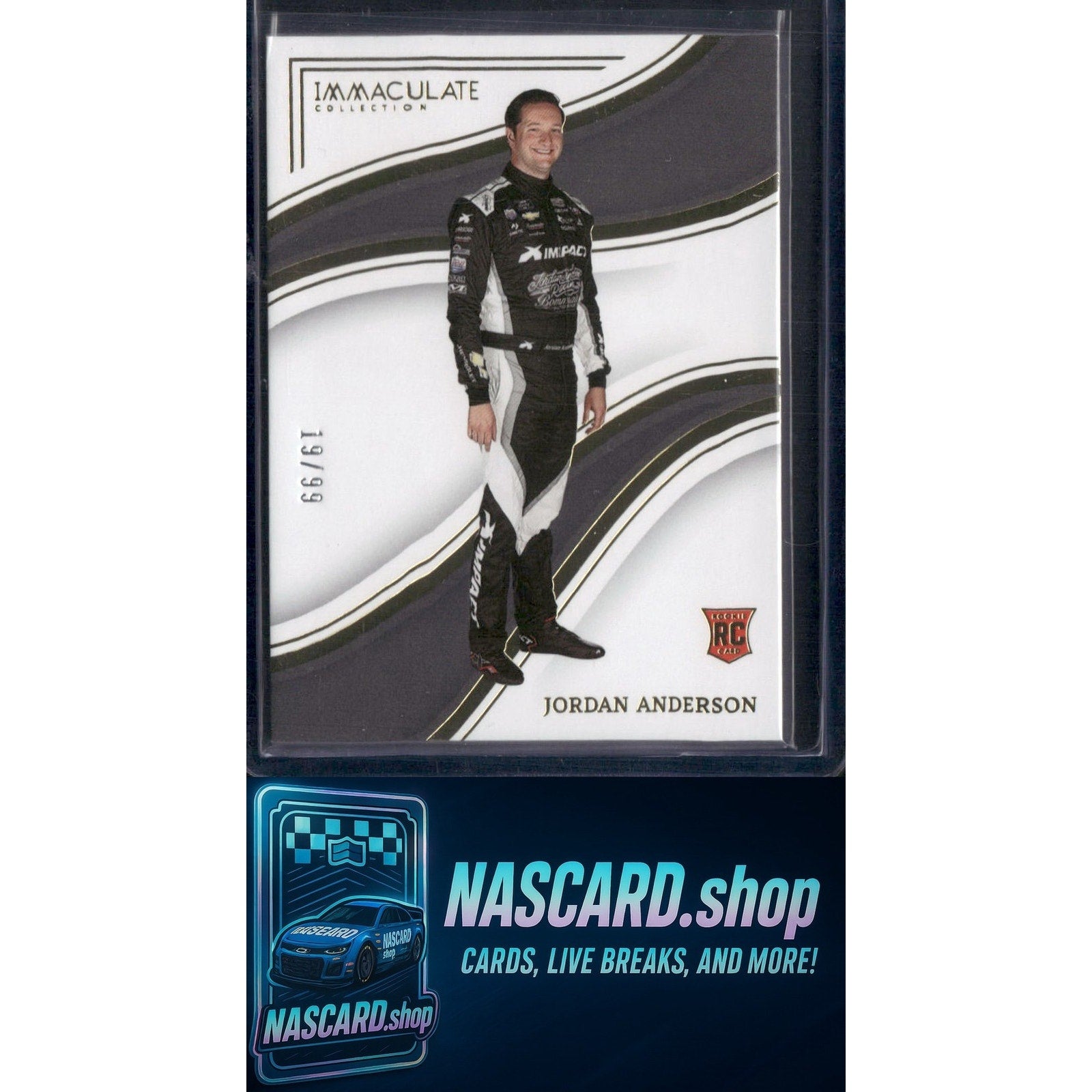 2023 Panini Chronicles #26 Jordan Anderson Immaculate #/99 RC - NASCARD.shop