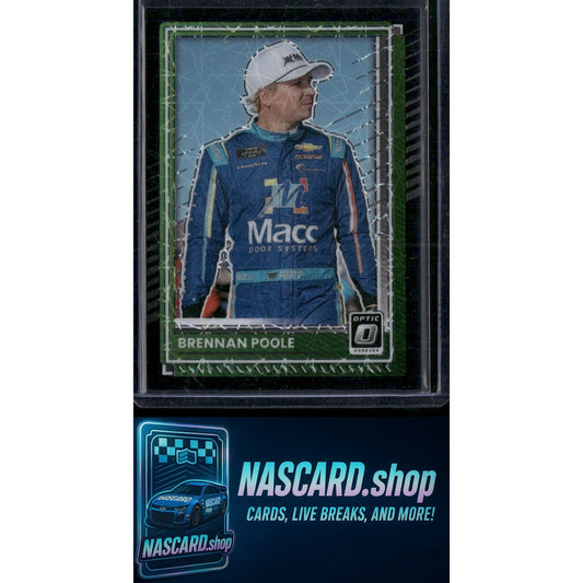 2025 Donruss #43 Brennan Poole Optic Black Velocity #/39 - NASCARD.shop