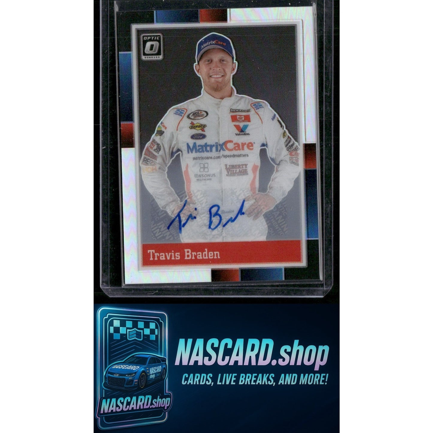 2021 Donruss #86 Travis Braden Optic Signatures Holo #/99