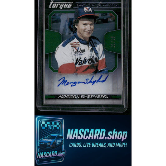 2017 Panini Torque #DS-MS Morgan Shepherd Driver Scripts