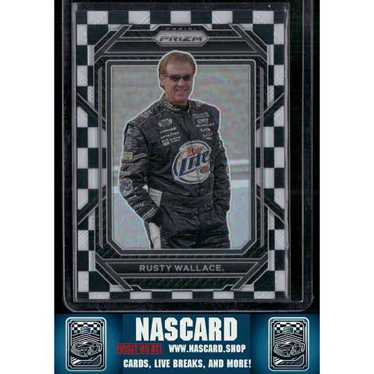 2023 Panini Prizm #4 Rusty Wallace Checkered Flag Prizm