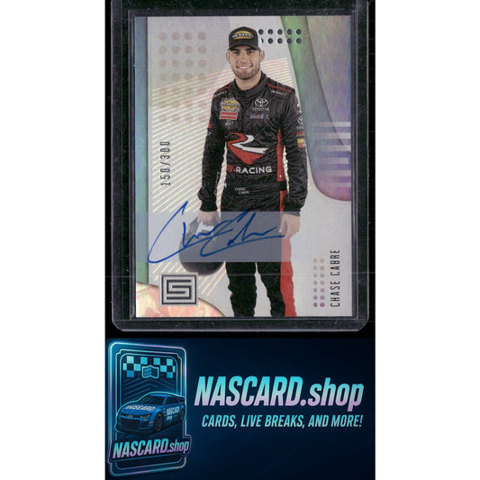 2020 Panini Chronicles #19 Chase Cabre Status Autographs #/300 - NASCARD.shop