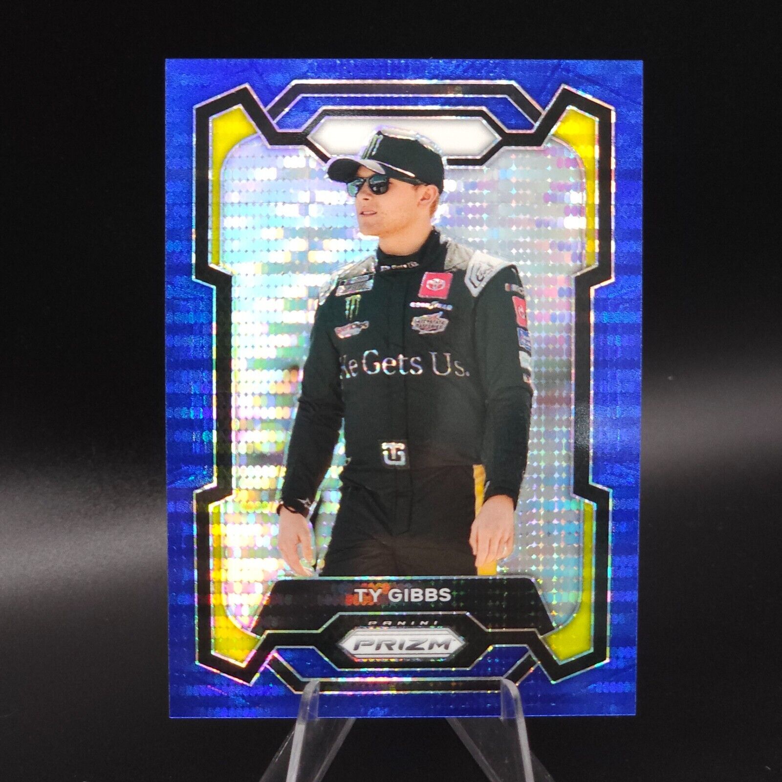 2024 Panini Prizm Racing Blue Pulsar #4 Ty Gibbs /75 - NASCARD.shop