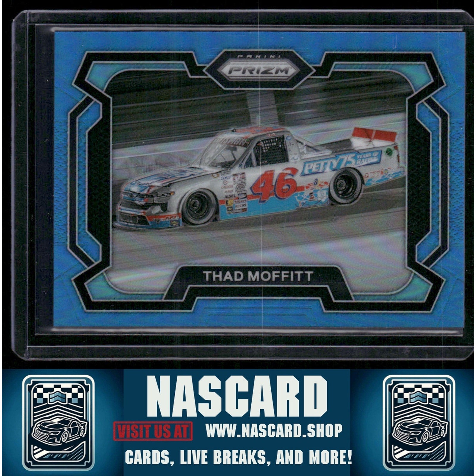 2024 Panini Prizm #88 Thad Moffitt Carolina Blue - NASCARD.shop