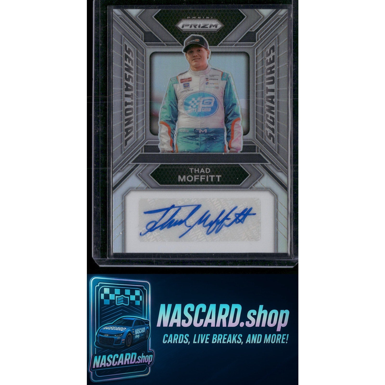 2024 Panini Prizm #SS-TMT Thad Moffitt Sensational Signatures - NASCARD.shop