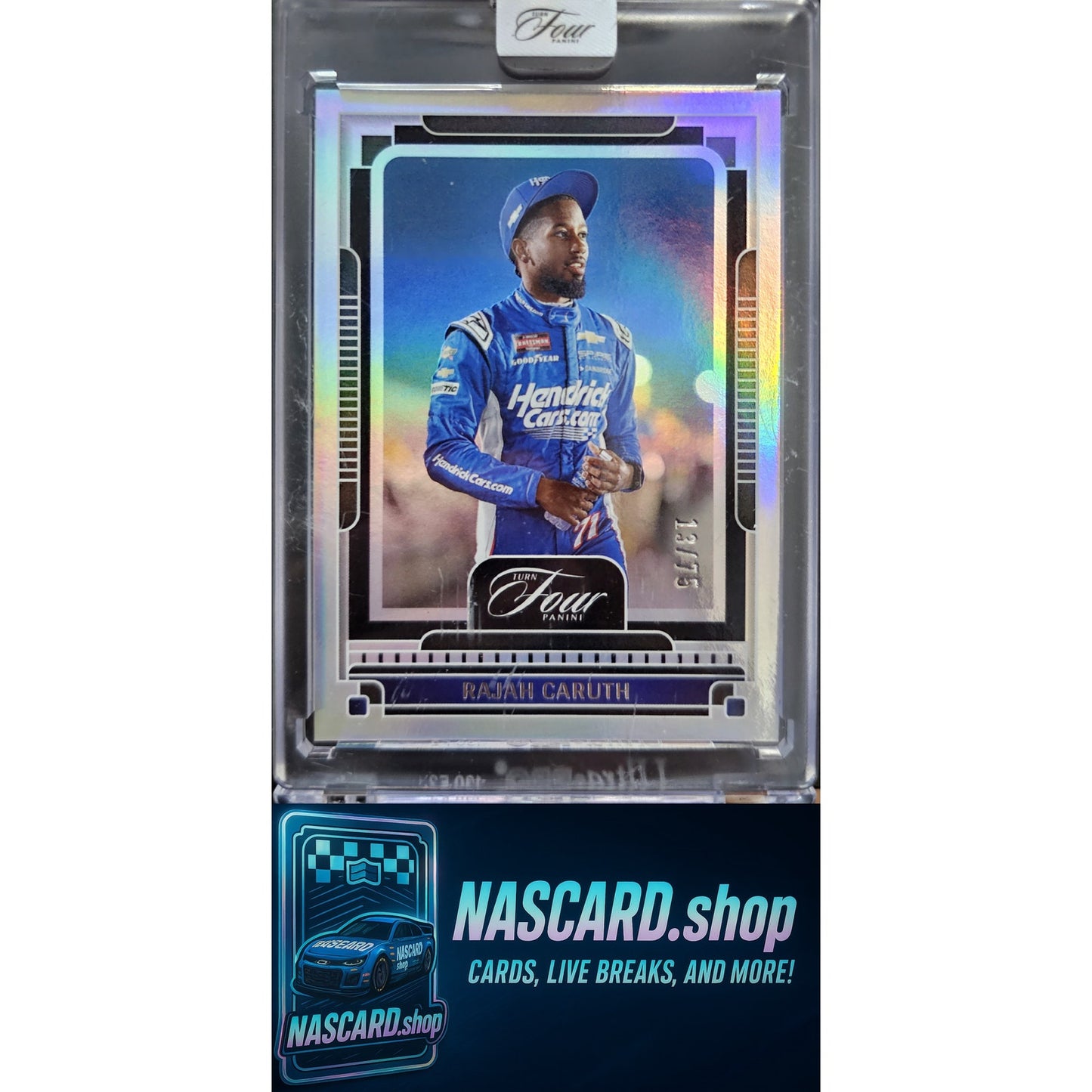 2025 Panini Turn Four #10 Rajah Caruth #/75