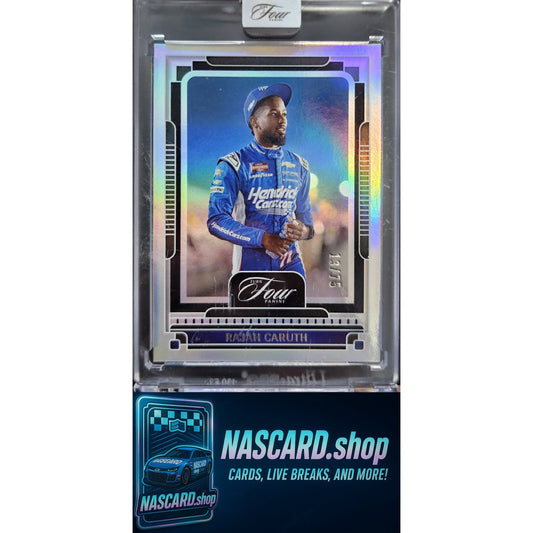 2025 Panini Turn Four #10 Rajah Caruth #/75