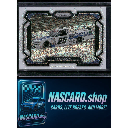 2024 Panini Prizm #42 Ty Dillon White Sparkle - NASCARD.shop